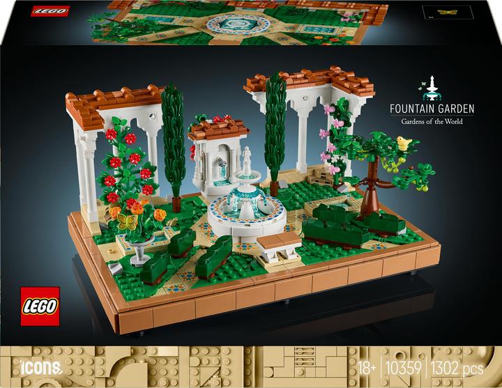 LEGO Springbrunnen Garten (10359, LEGO Icons)