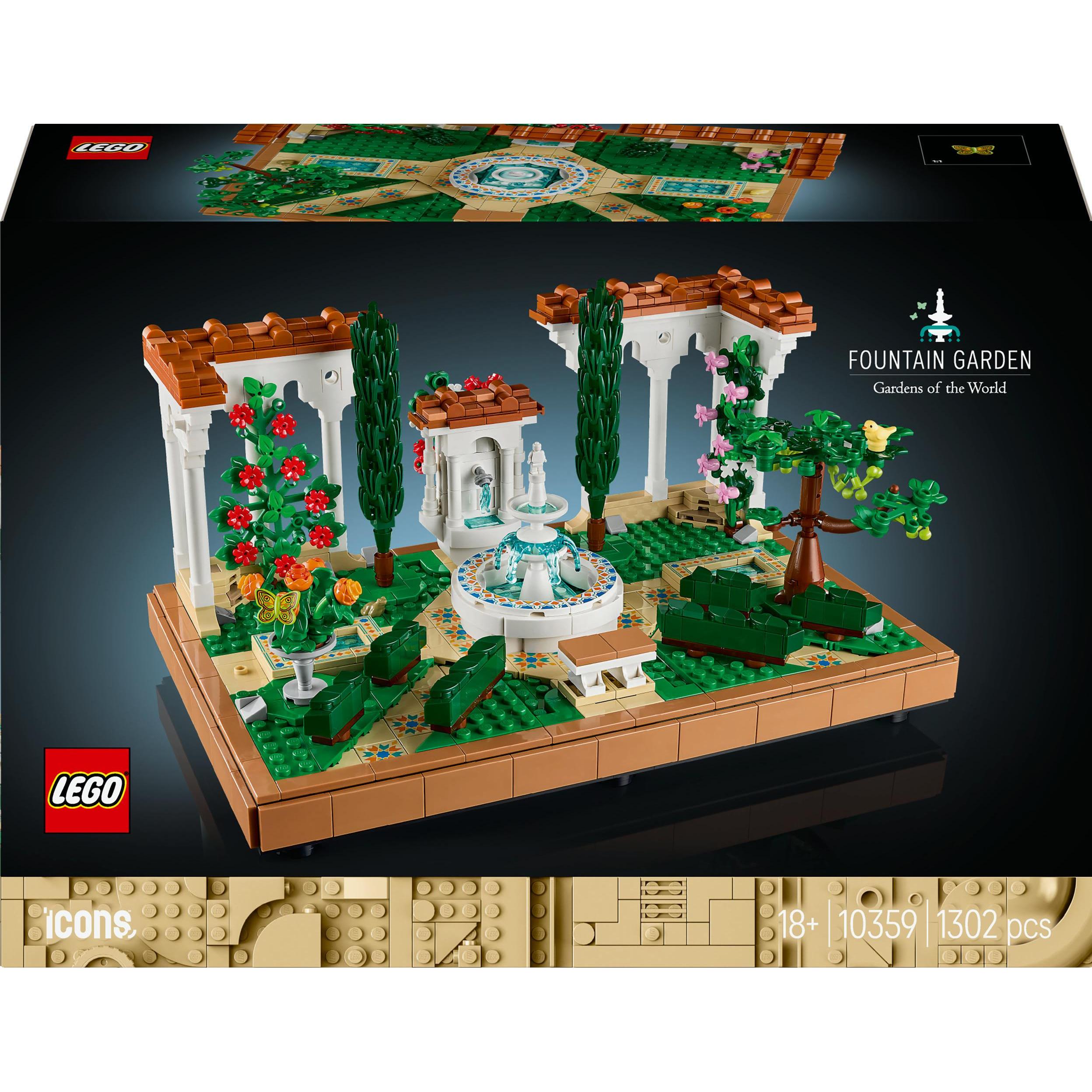 LEGO Springbrunnen Garten (10359, LEGO Icons)