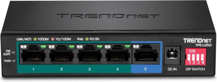 Actual product image Trendnet TPE LG50 Switch (5 ports)