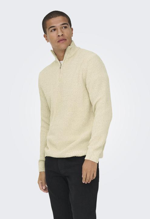 Produktbild Only & Sons Pullover JOIN Strickpullover Troyer (L)