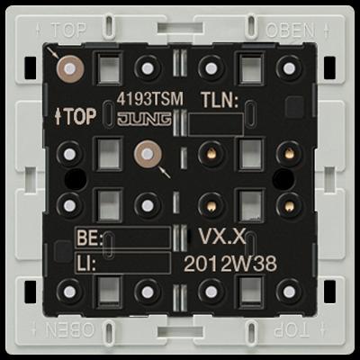 JUNG, Zubehör Schalterprogramm, Tastsensor KNX UP 3pkt inkl.Ankoppl LED 4193TSM