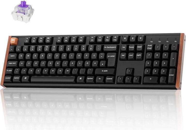 Keychron K10 HE Wireless Magnetic Switch Custom Keyboard (German Layout) (DE, Cable, Wireless)