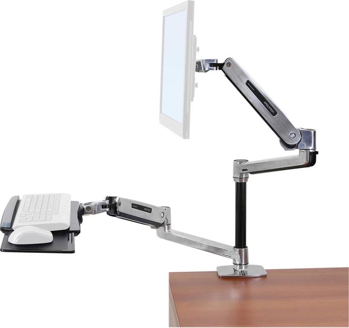 Ergotron WorkFit Steh-Sitz Arbeitsplatz (Tisch, 42", 11.30 kg)