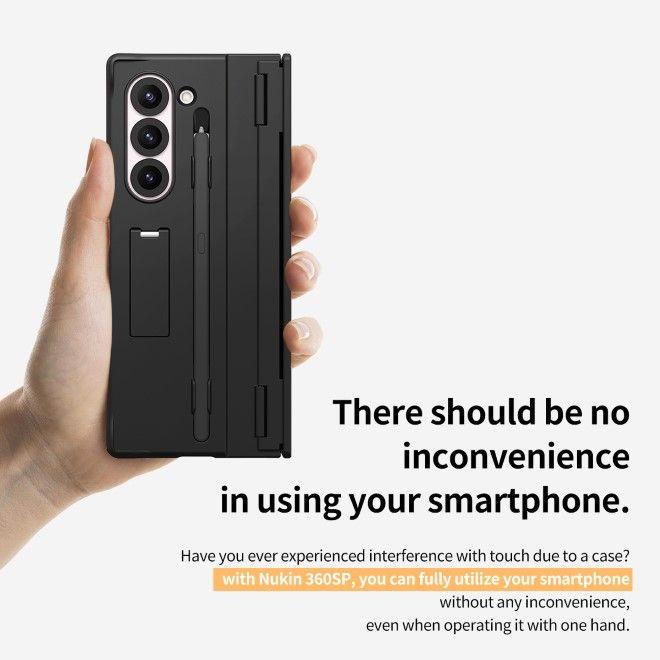 Produktbild GCS etui Nukin 360 SP Sam Z Fold6 czarny/black AR20-02009A (Samsung Galaxy Z Fold6)
