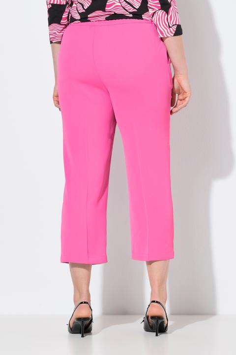 Image du produit Ulla Popken Pantalon 7/8 à pinces. Taille élastique (56)