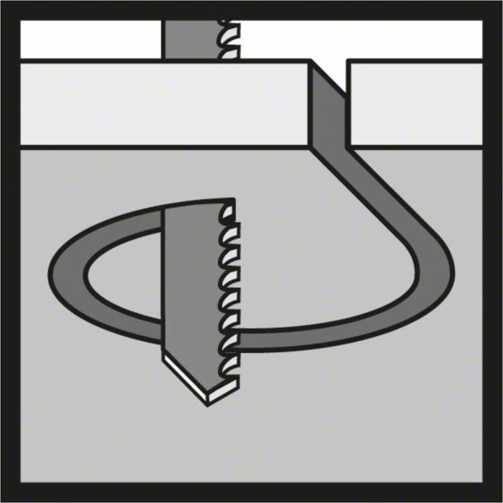 Produktbild Bosch Professional Zubehör PRO Metal curve T118EOF Stichsägeblatt, 83 mm, 5-tlg.