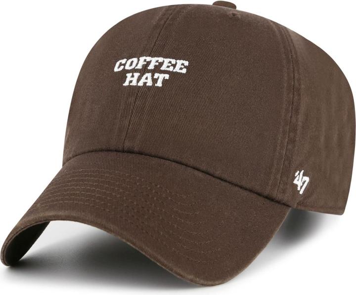 Produktbild 47 Brand Adjustable Clean Up Cap - Slogen Coffe Hat Braun