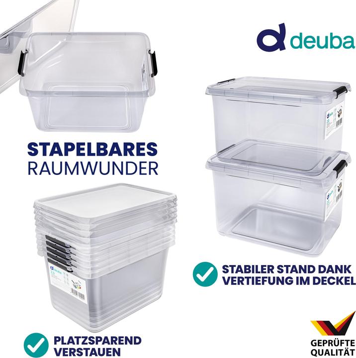 Image du produit Deuba Aufbewahrungsbox (20 x 15 x 12 cm, 2 l)