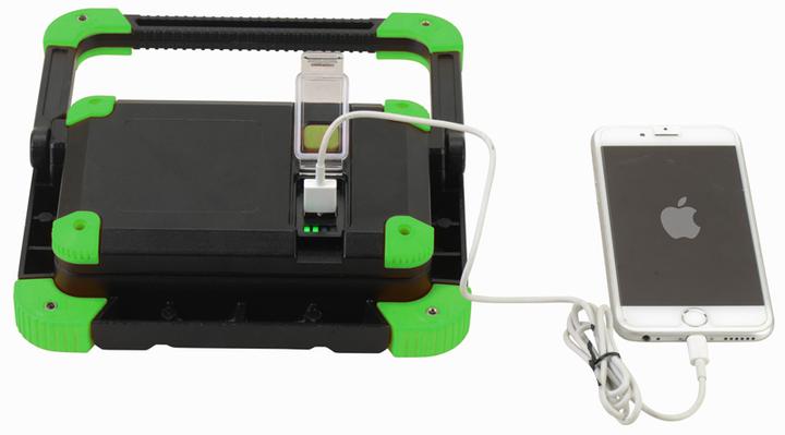 Immagine prodotto Tracon Akku-Flutstrahler LED mit Powerbank Funktion (1000 lm)