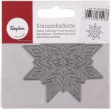 Actual product image Rayher Punching template snowflake, 7cm ø, 1 piece