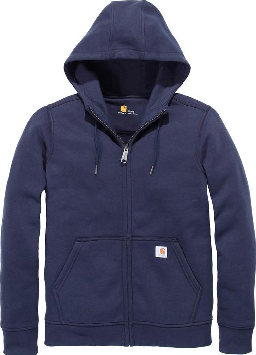 Actual product image Carhartt Clarksburg full zip hoodie, ladies, navy, size S (S)