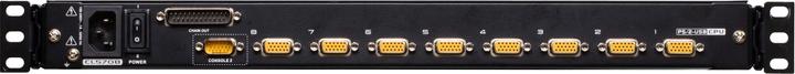 Actual product image Aten CL5708MW FR KVM switch 8-port 17.3" LCD SingleRail (PS/2-USB VGA) FR layout