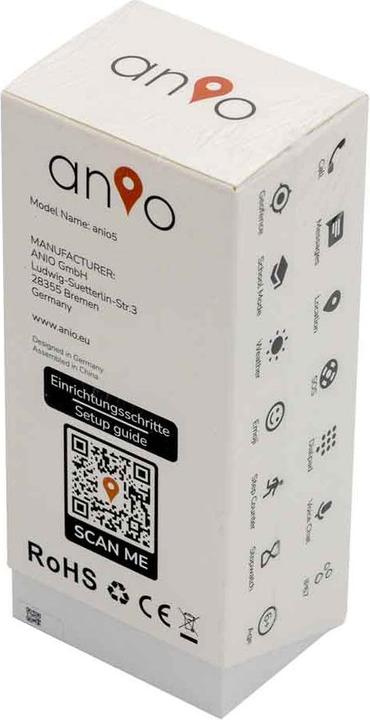 Immagine prodotto Anio 5 - Smartwatch per bambini (44 mm, 2G)