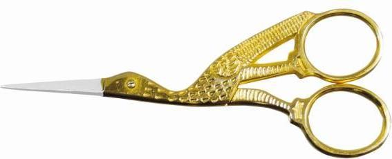 Image du produit Kleiber Ciseaux de cigogne, longueur : 115 mm, or (11.50 cm)