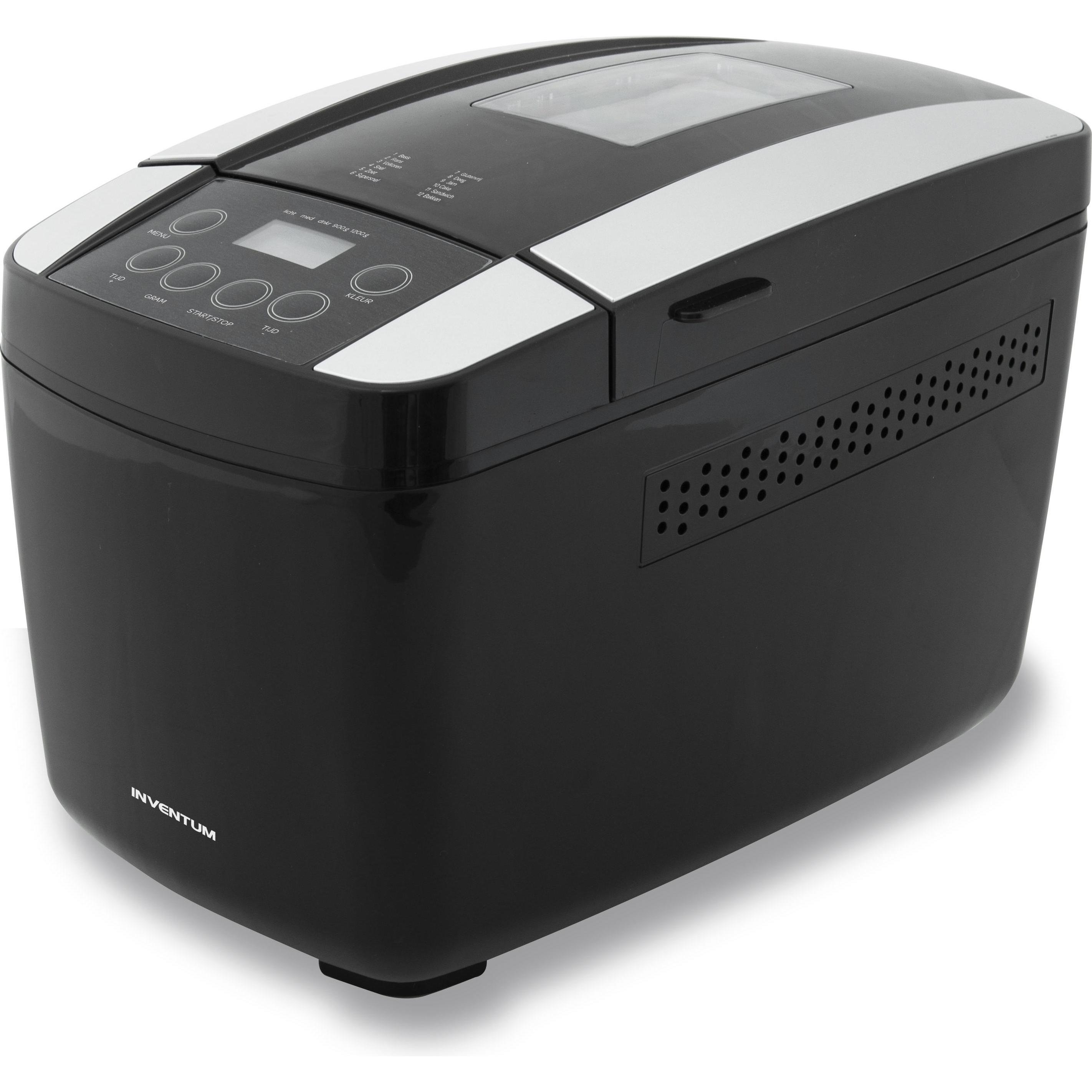 Inventum BM125 - Macchina per brodo - Zwart, Macchina per pane, Nero