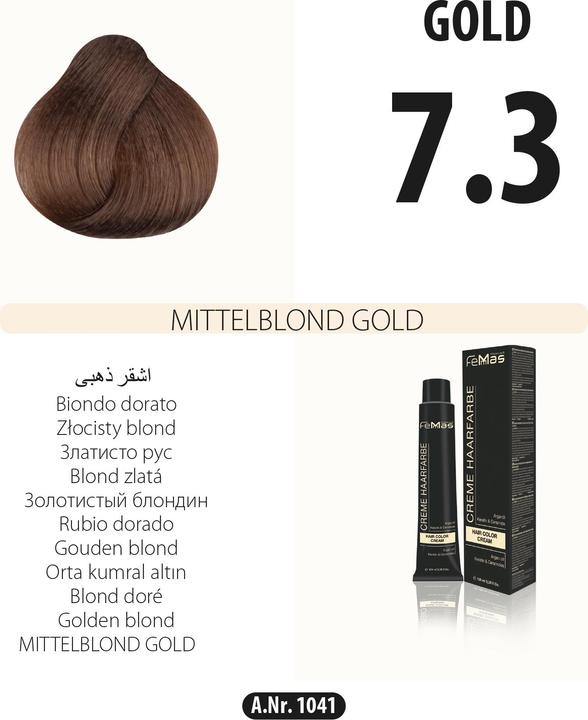 Produktbild FemMas (9.11) Haarfarbe Lightblond Asch Intensiv 100ml (Lightblond Asch Intensiv)