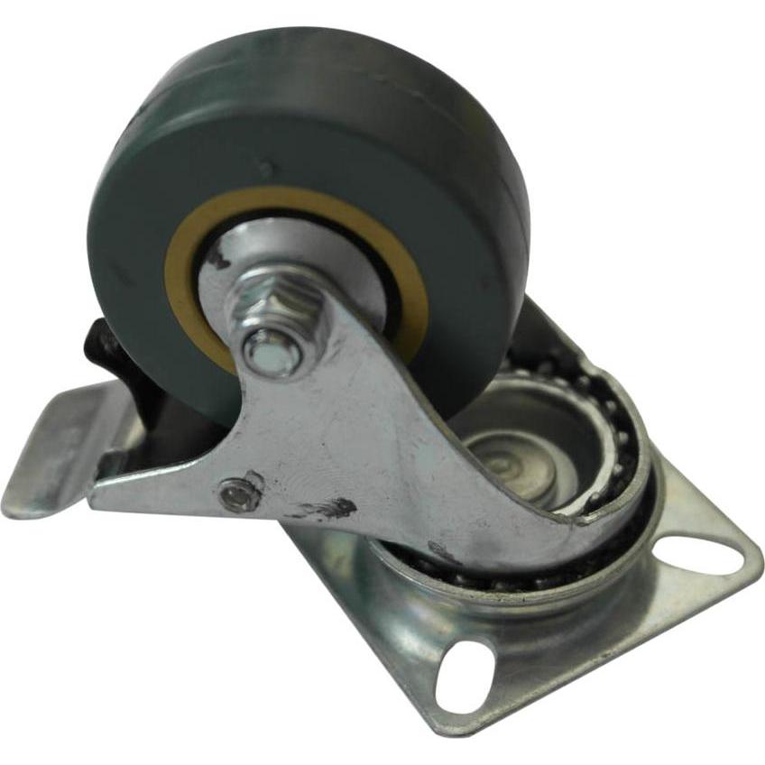 Masterproof, Möbelrollen, Lenkrolle Kugelgelagert 4055, PVC, Ø 50 mm, gebremst