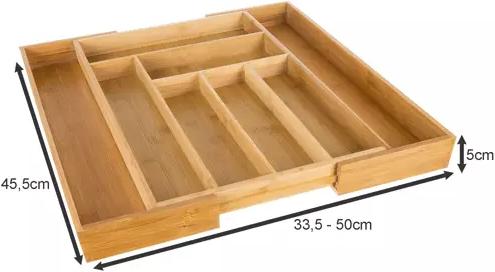 Ruhhy Bamboo Kitchen Organizer