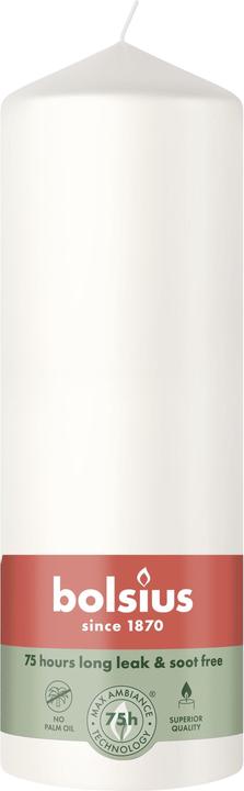 Bolsius Stumpenkerze 200/68mm weiss (1 pz.)