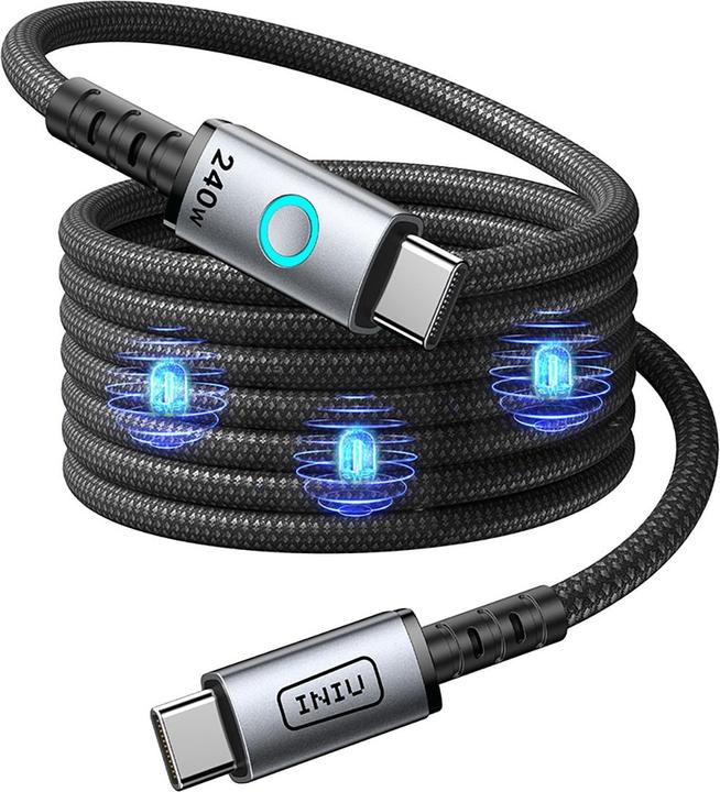 Image du produit INIU INIUCBLCCMAG240WLEOB USB-Kabel (1.20 m, USB 2.0)