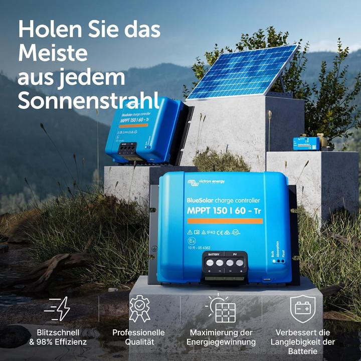 Actual product image Victron Energy BlueSolar MPPT 150/60-Tr
