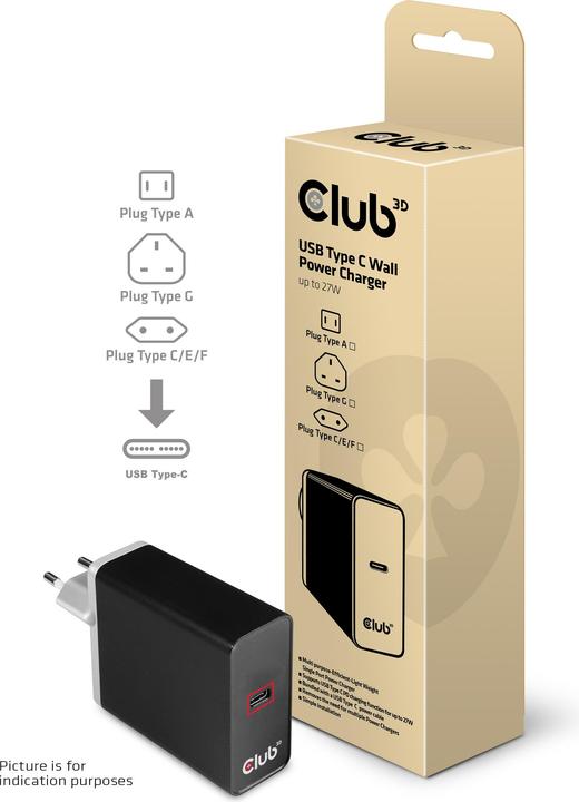 Produktbild Club 3D CAC-1901 (27 W, 1 Port)