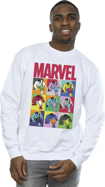 Actual product image Mens Hulk Pop Art Sweatshirt (S)