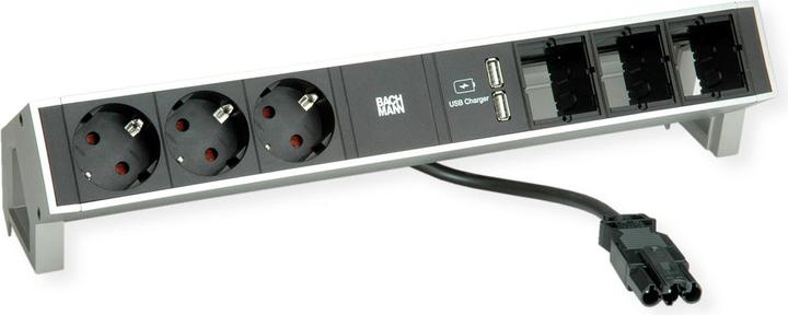 Actual product image Bachmann Multiple socket outlets (3 x, CEE 7/3, CEE7)