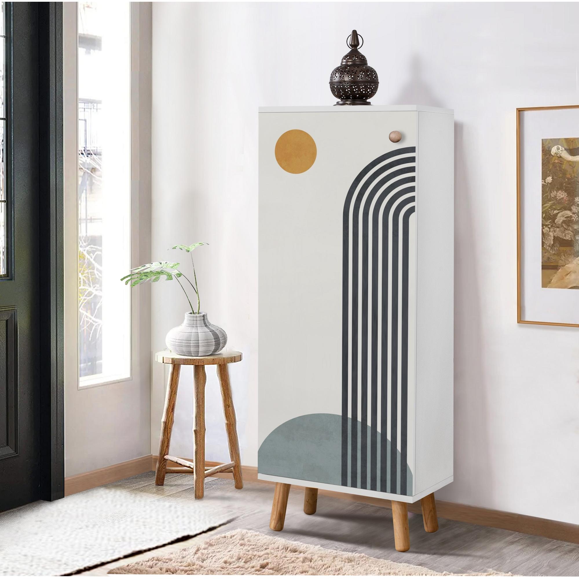 Thumbnail - Homitis, Schuhschrank, Vegas (50 x 38 x 135 cm)