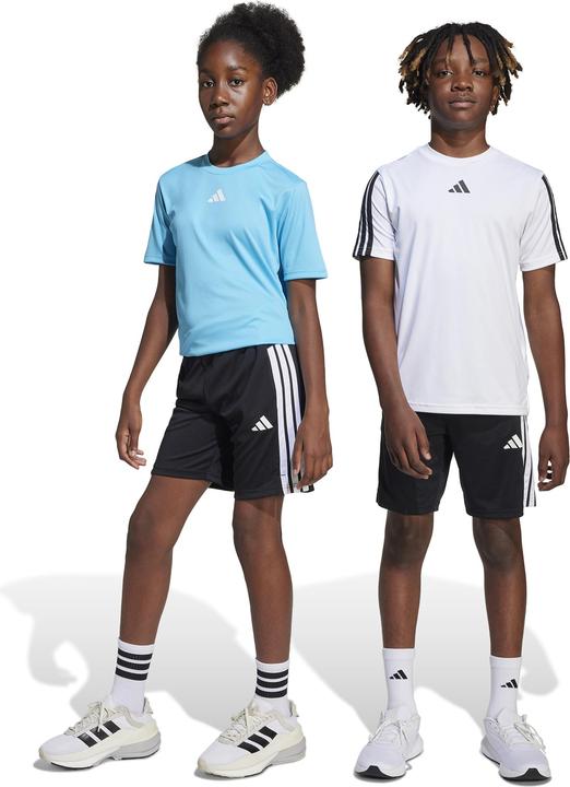 Produktbild adidas Unisex-Kinder Train Essentials 3-Stripes Short Pants, Black/White (164)