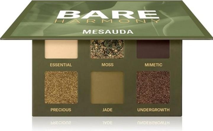 Mesauda MILANO Bare Harmony Eyeshadow Palette No205 Hidden Green 6g