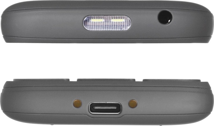 Actual product image Panasonic KX-TU160 Easy Use Mobile Phone Pilkas, 2.4 ", TFT-LCD, 240 x 320, USB version USB-C, Built-in camera (32 GB, Grey, 2.40", Single SIM, 0.30 Mpx)