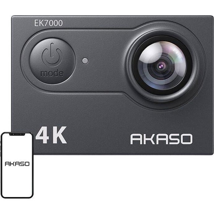 Akaso Fotoaparát EK7000 (12 Mpx, 25p), Videokamera, Schwarz