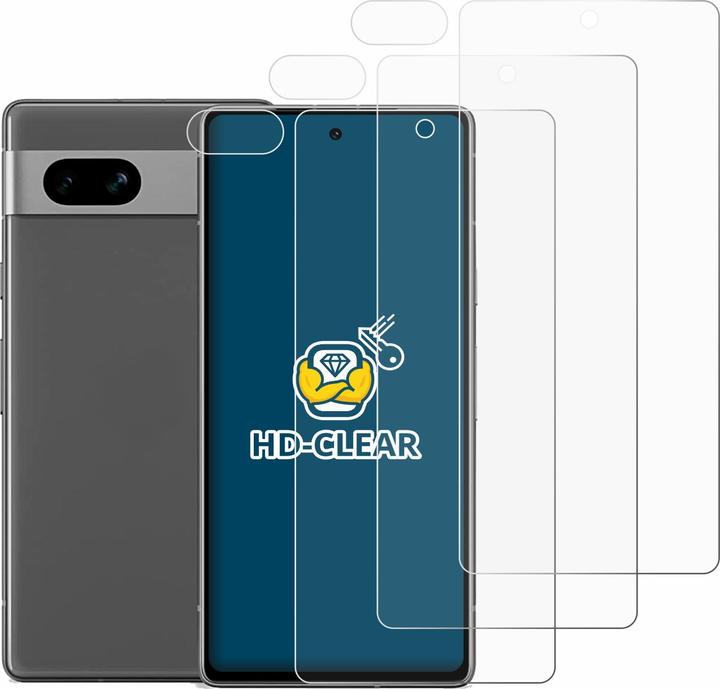 Produktbild BROTECT Schutzfolie Displayschutz Displayschutzfolie Folie Klar Transparent (6 Stück, Google Pixel 7a)