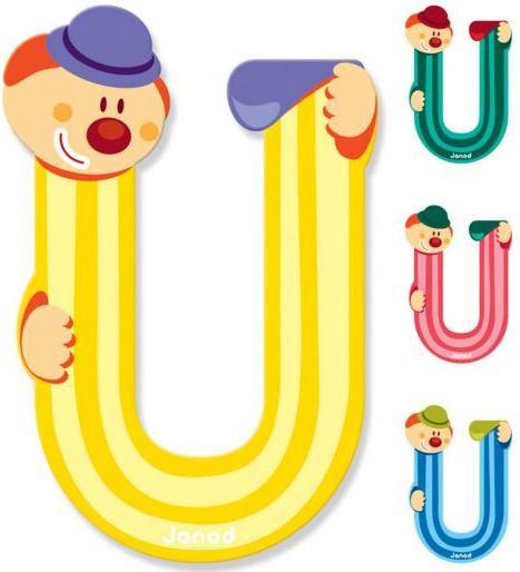 Image du produit Janod Lettre du clown U