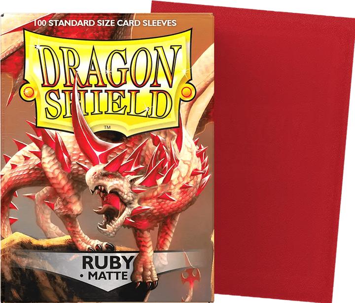 Actual product image Arcane Tinman ART11037 - Matte - Ruby (100) Card Sleeves