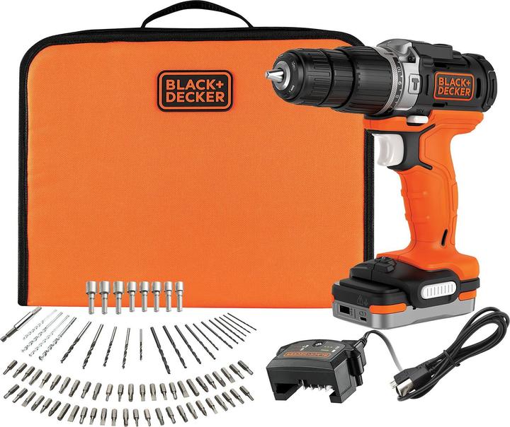 Image du produit Black & Decker BDCHD12S1XJ (Perceuse-visseuse à percussion)