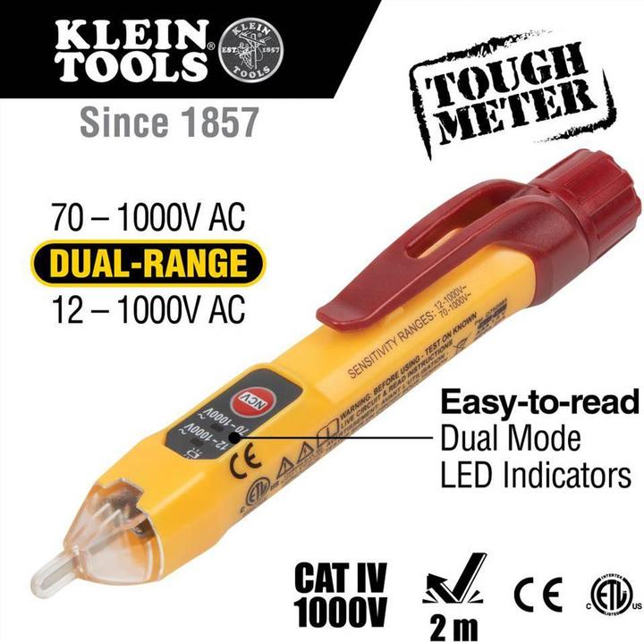 Actual product image Klein Tools Voltage tester