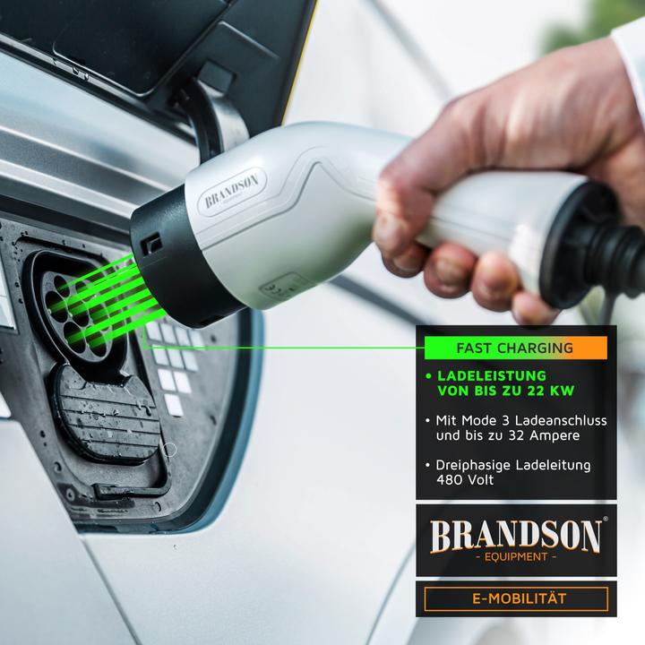 Produktbild Brandson Autoladekabel (Typ 2, 22 kW, 32 A, 5 m)