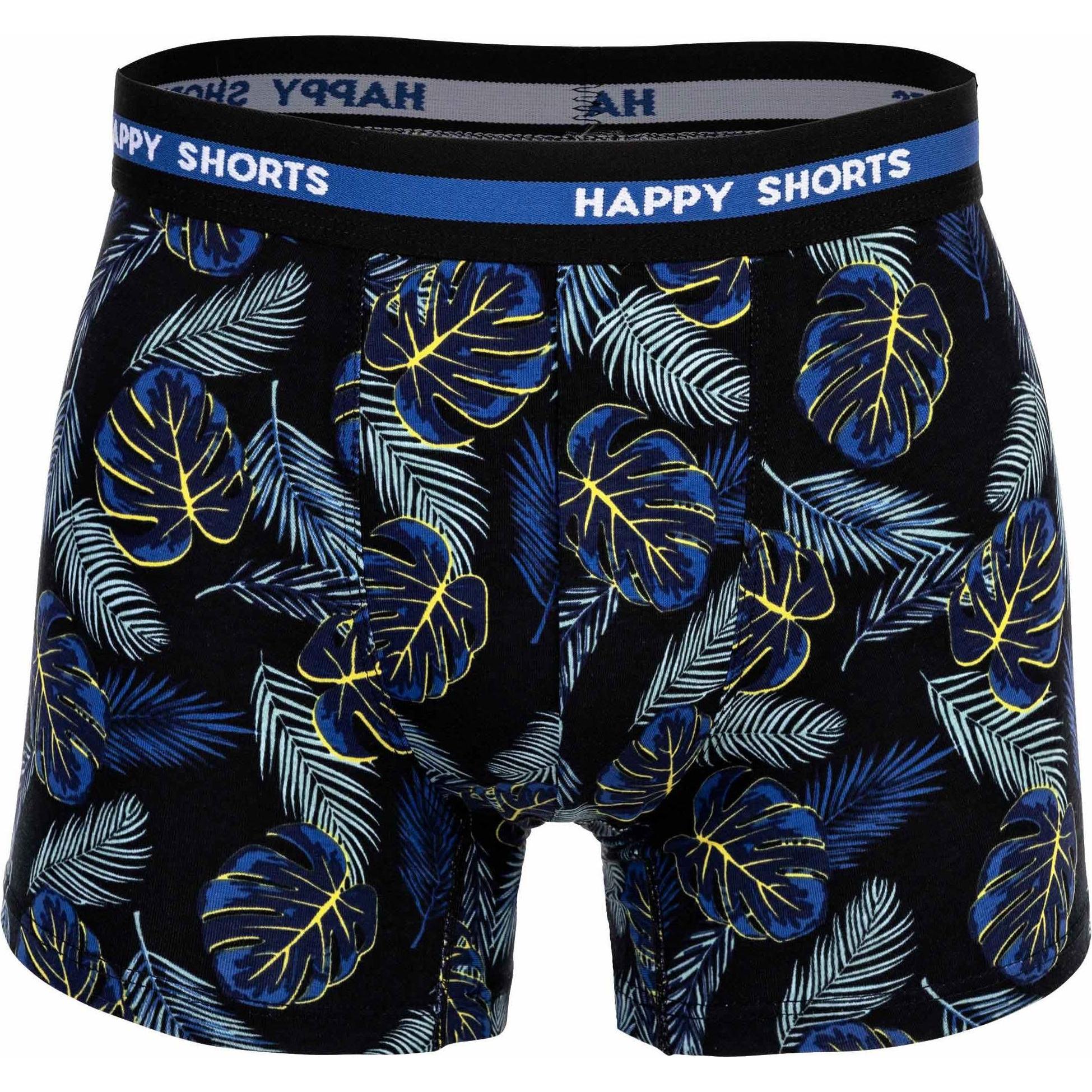 Thumbnail - Happy shorts, Herren, Unterhosen, Boxershort Casual Bequem sitzend, Blau, (M, 3er Pack)