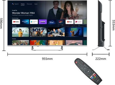 Produktbild Smart Tech 43QA20V3 (43", QLED, 4K)