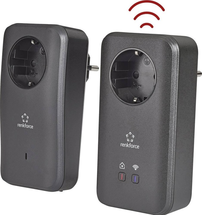 Immagine prodotto Renkforce PL600D WiFi Powerline WLAN Starter Kit 500 MBit/s (500 Mbit/s)