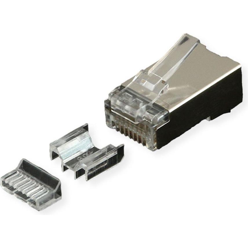 Roline Modular Plug geschirmt Kat.6A (Class EA), für Massiv ...