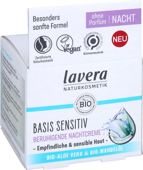 Produktbild Lavera Basis Sensitive (Augenpflege Crème, 50 ml, Nacht)