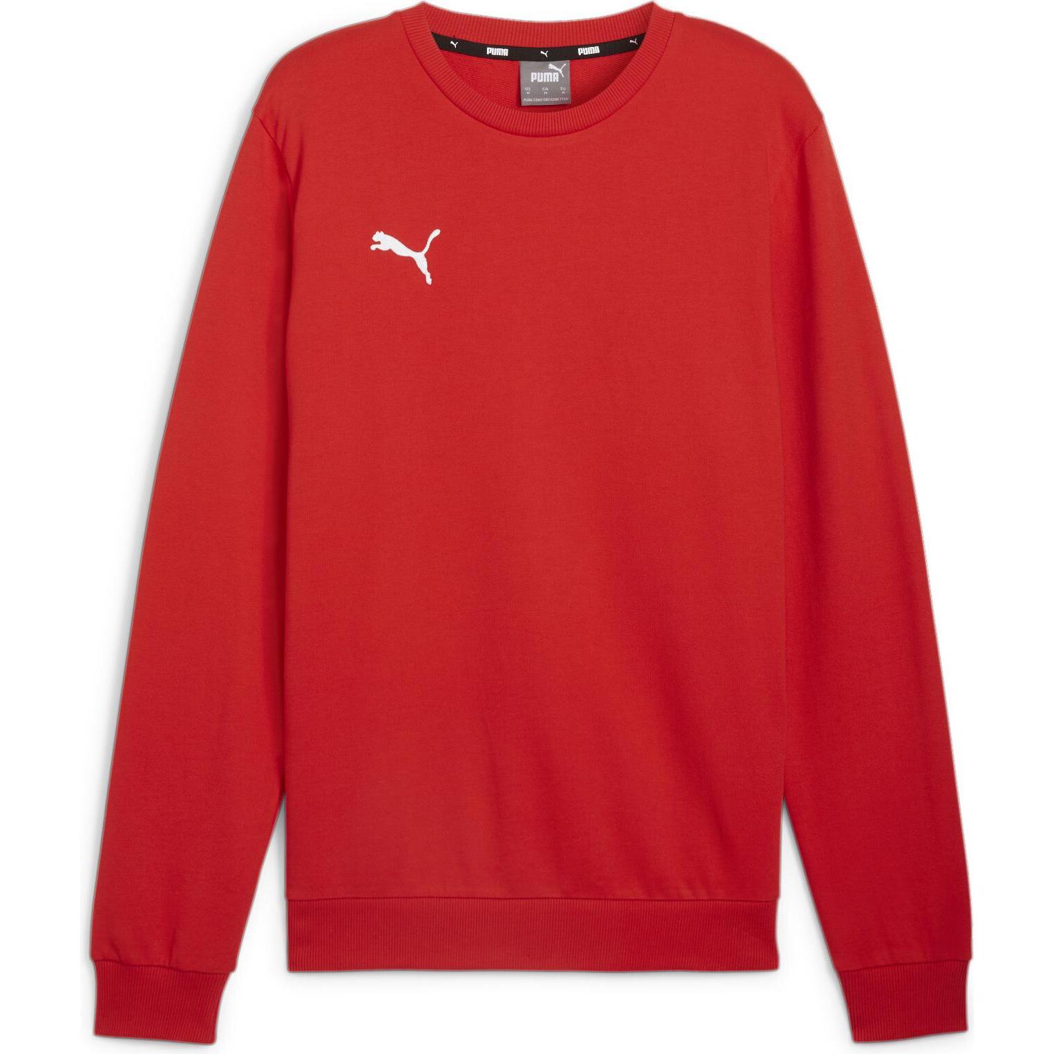 Thumbnail - Puma, Herren, Pullover, teamGOAL Casuals Crew Neck Sweat, Rot, (S)