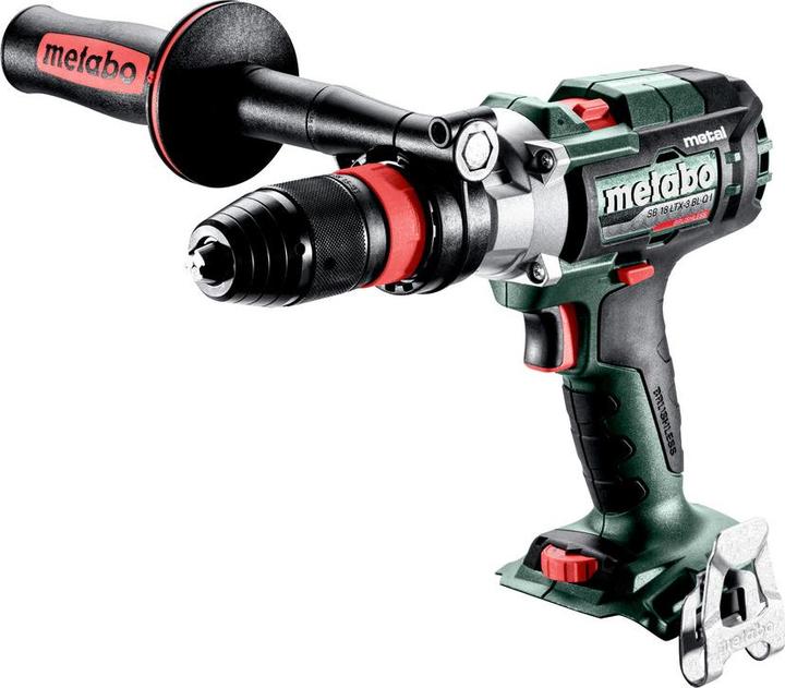 without charger, Auxiliary handle, Sickle spanners, Futuro Top "QuickPlus" quick-change drill chuck, without battery pack