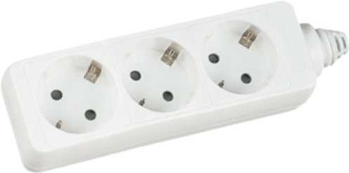 Actual product image InLine Power strip (3x, CEE 7/3, 1.50 m)
