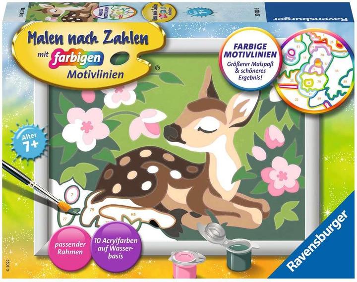 Ravensburger Painting by numbers 20060 - Little deer - Children 7 years and older