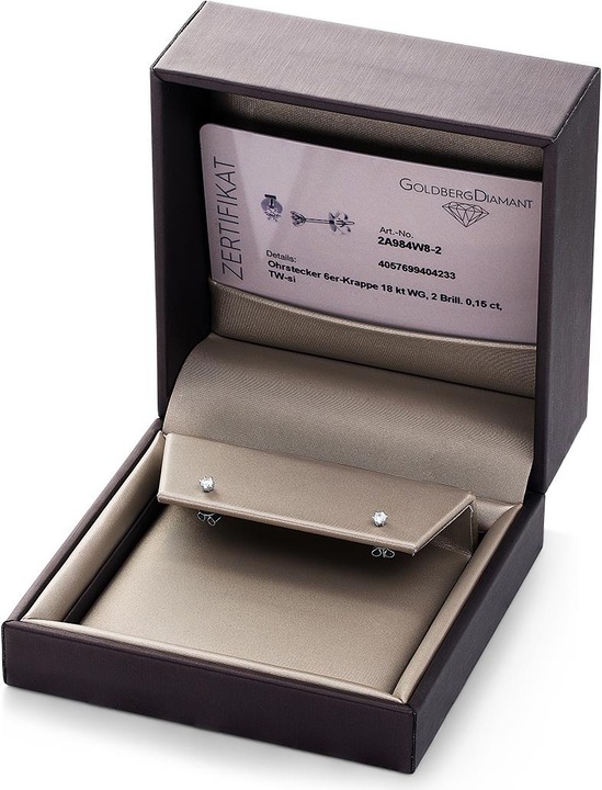 Image du produit Goldberg Diamant Solitaire 6-grip frame (Or)