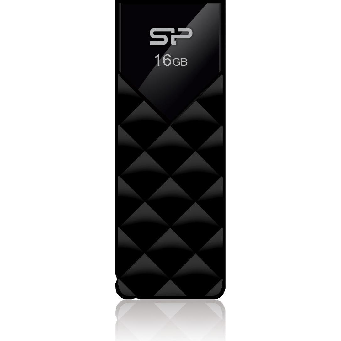 Silicon Power Ultima U03 USB Flash Drive 16 GB Mystery Black (16 GB, USB-A), Chiavetta USB, Nero